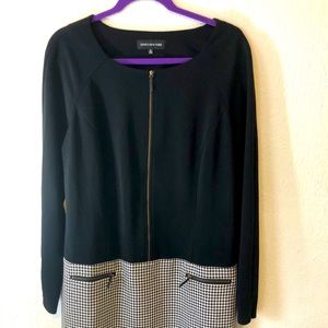 Jones New York Women’s dress, black and white, 16